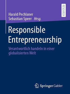 cover image of Responsible Entrepreneurship